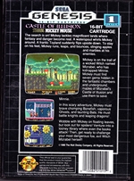 Sega Genesis Castle of Illusion starring Mickey Mouse Back CoverThumbnail